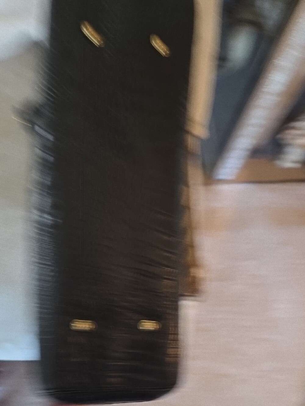 Brahmin Black Croc-Embossed Tote with Gold Accent - Picture 13 of 14